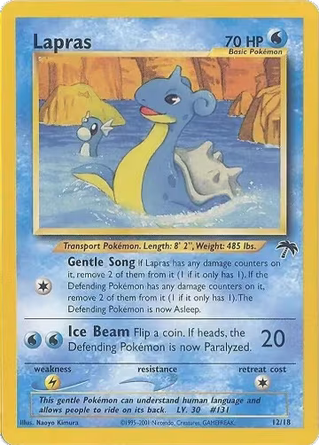 Lapras (12/18), Southern Islands — Pokémon card price