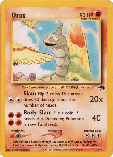 Onix (03/18), Southern Islands — Pokémon card price