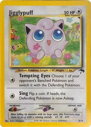 Jigglypuff (08/18), Southern Islands — Pokémon card price