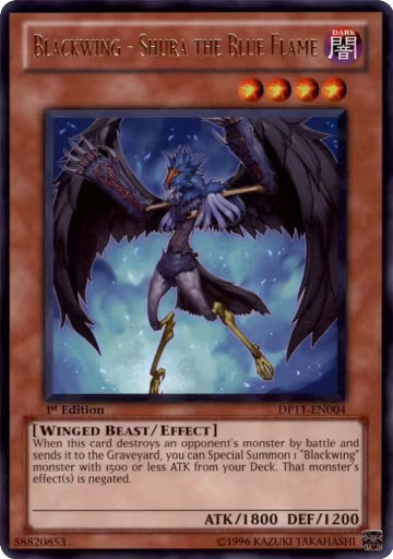 Blackwing - Shura the Blue Flame (DP11-EN004) — card price
