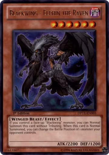 Blackwing - Elphin the Raven (DP11-EN005), Duelist Pack 11: Crow — Yu-Gi-Oh! card price