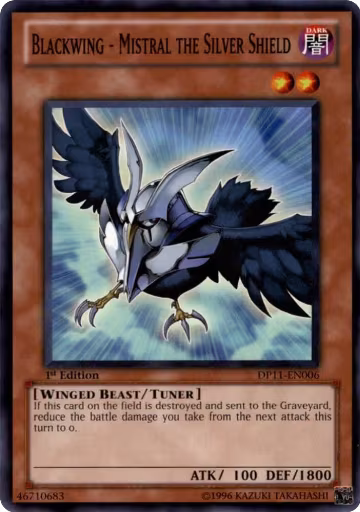 Blackwing - Mistral the Silver Shield (DP11-EN006), Duelist Pack 11: Crow — Yu-Gi-Oh! card price