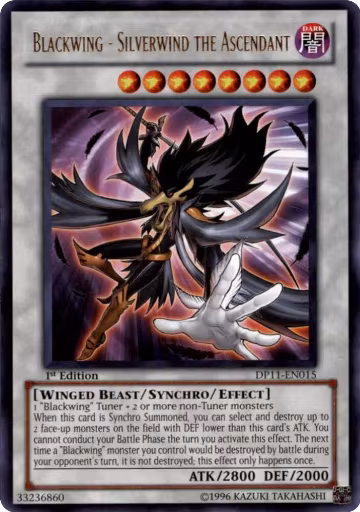 Blackwing - Silverwind the Ascendant (DP11-EN015) — card price