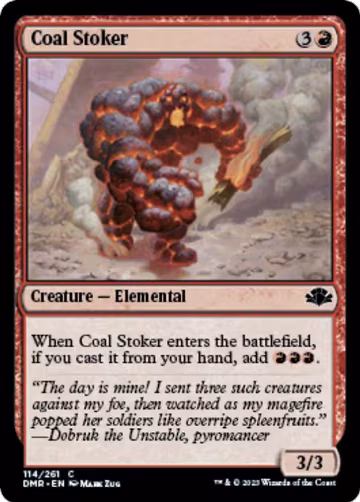 Coal Stoker (114), Dominaria Remastered — Magic card price