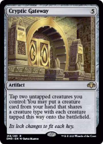 Cryptic Gateway (218), Dominaria Remastered — Magic card price