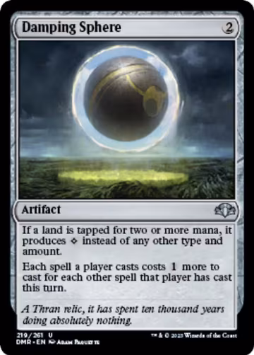 Damping Sphere (219), Dominaria Remastered — Magic card price