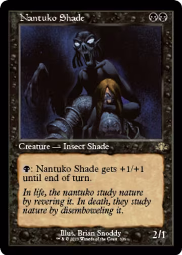 Nantuko Shade (Retro Frame) (306), Dominaria Remastered — Magic card price