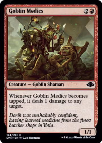 Goblin Medics (124), Dominaria Remastered — Magic card price