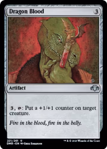 Dragon Blood (221), Dominaria Remastered — Magic card price