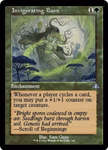 Invigorating Boon (Retro Frame) (342), Dominaria Remastered — Magic card price
