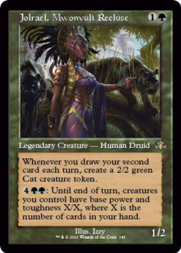 Jolrael, Mwonvuli Recluse (Retro Frame) (343), Dominaria Remastered — Magic card price