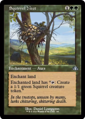 Squirrel Nest (Retro Frame) (349), Dominaria Remastered — Magic card price