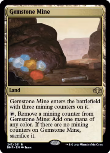 Gemstone Mine (247), Dominaria Remastered — Magic card price
