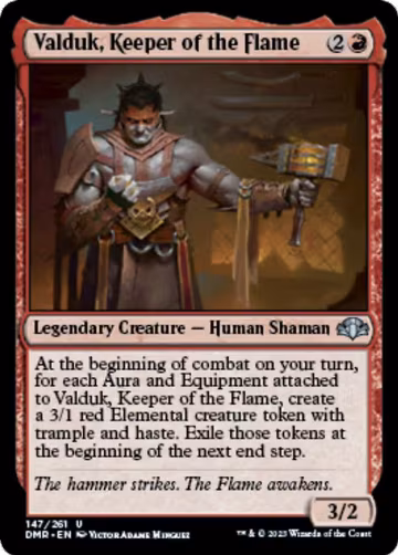 Valduk, Keeper of the Flame (147), Dominaria Remastered — Magic card price
