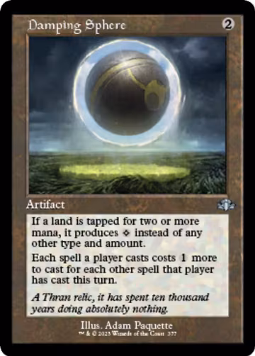 Damping Sphere (Retro Frame) (377), Dominaria Remastered — Magic card price