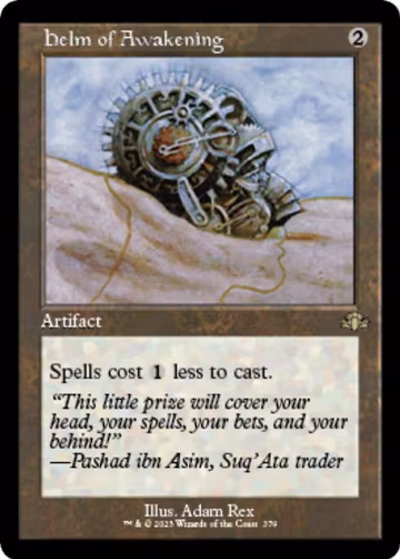 Helm of Awakening (Retro Frame) (379), Dominaria Remastered — Magic card price