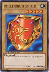 Millennium Shield (GLD4-EN001), Gold Series 4: Pyramids Edition — Yu-Gi-Oh! card price