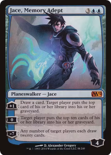 Jace, Memory Adept (58), Magic 2012 (M12) — Magic card price