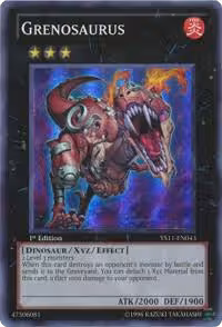 Grenosaurus (YS11-EN043), Starter Deck: Dawn of the Xyz — Yu-Gi-Oh! card price