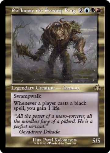 Sol'kanar the Swamp King (Retro Frame) (368), Dominaria Remastered — Magic card price