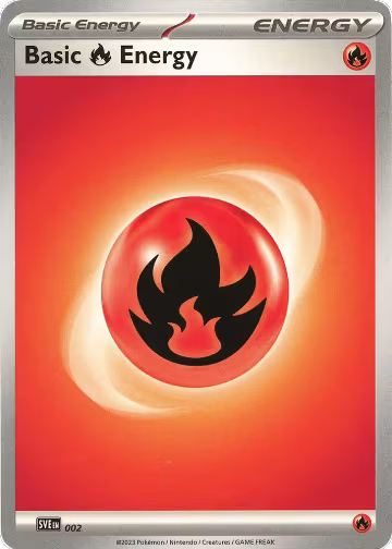 Basic Fire Energy - 002 (002), Scarlet & Violet Energies — Pokémon card price