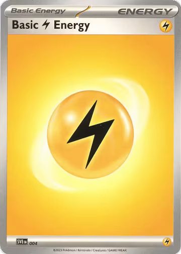 Basic Lightning Energy - 004 (004), Scarlet & Violet Energies — Pokémon card price