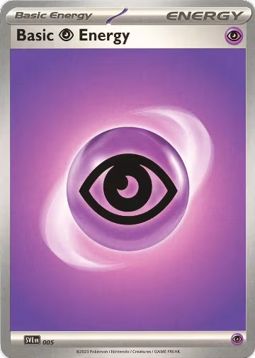 Basic Psychic Energy - 005 (005), Scarlet & Violet Energies — Pokémon card price