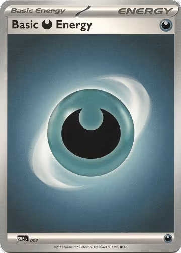 Basic Darkness Energy - 007 (007), Scarlet & Violet Energies — Pokémon card price