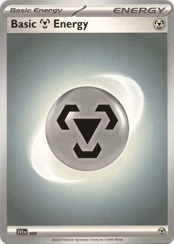 Basic Metal Energy - 008 (008), Scarlet & Violet Energies — Pokémon card price