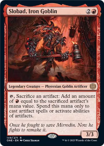 Slobad, Iron Goblin (149), Phyrexia: All Will Be One — Magic card price