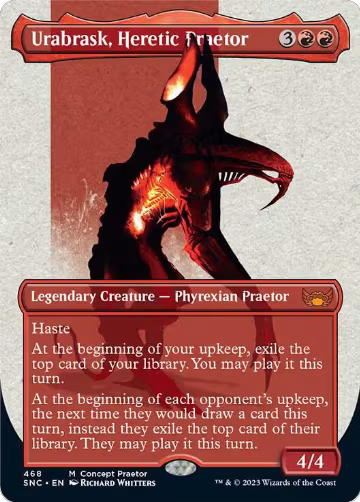 Urabrask, Heretic Praetor (Concept Praetor) (468), Phyrexia: All Will Be One — Magic card price