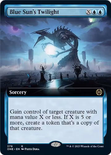 Blue Sun's Twilight (Extended Art) (379), Phyrexia: All Will Be One — Magic card price