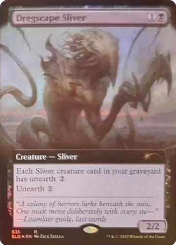 Dregscape Sliver (Extended Art) (631), Secret Lair Drop Series — Magic card price