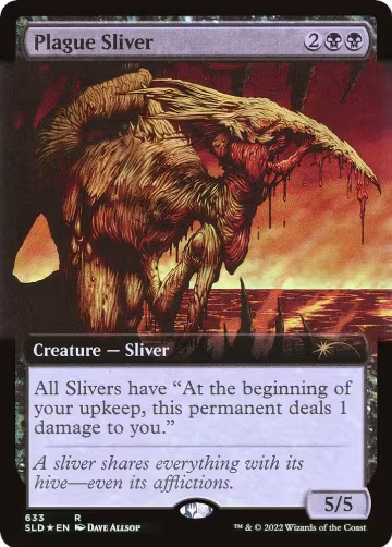 Plague Sliver (Extended Art) (633), Secret Lair Drop Series — Magic card price
