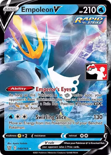 Empoleon V - 040/163 (040/163), Prize Pack Series Cards — Pokémon card price