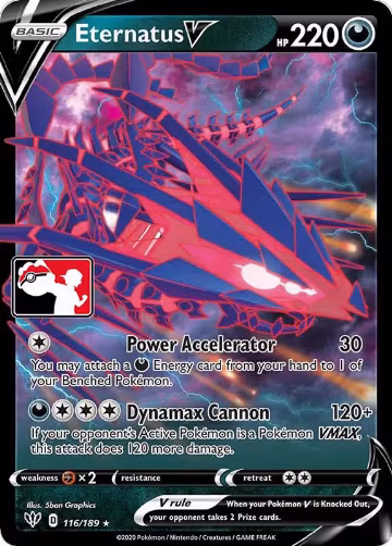 Eternatus V - 116/189 (116/189), Prize Pack Series Cards — Pokémon card price