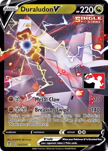 Duraludon V - 122/203 (122/203), Prize Pack Series Cards — Pokémon card price