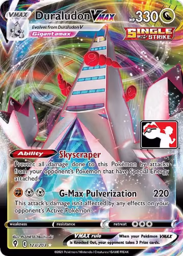 Duraludon VMAX - 123/203 (123/203), Prize Pack Series Cards — Pokémon card price