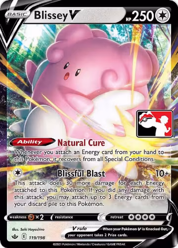 Blissey V - 119/198 (119/198), Prize Pack Series Cards — Pokémon card price