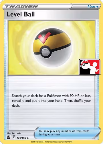 Level Ball - 129/163 (129/163), Prize Pack Series Cards — Pokémon card price