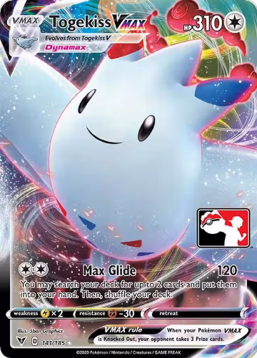 Togekiss VMAX - 141/185 (141/185), Prize Pack Series Cards — Pokémon card price