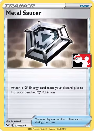 Metal Saucer - 170/202 (170/202), Prize Pack Series Cards — Pokémon card price
