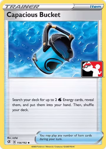 Capacious Bucket - 156/192 (156/192), Prize Pack Series Cards — Pokémon card price