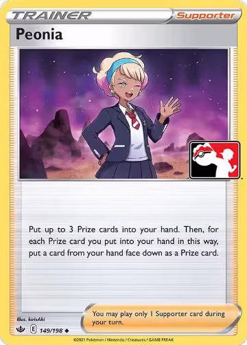 Peonia - 149/198 (149/198), Prize Pack Series Cards — Pokémon card price