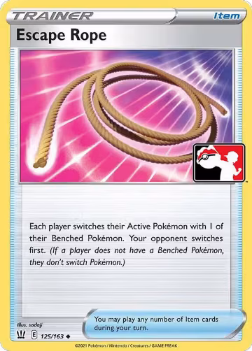 Escape Rope - 125/163 (125/163), Prize Pack Series Cards — Pokémon card price