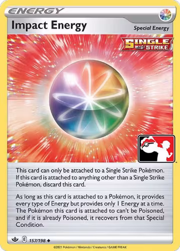 Impact Energy - 157/198 (157/198), Prize Pack Series Cards — Pokémon card price