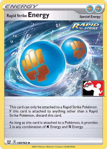 Rapid Strike Energy - 140/163 (140/163), Prize Pack Series Cards — Pokémon card price