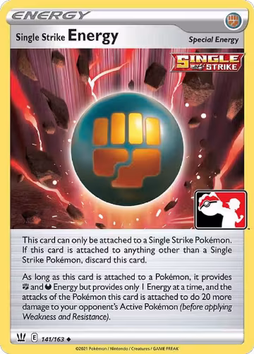 Single Strike Energy - 141/163 (141/163), Prize Pack Series Cards — Pokémon card price