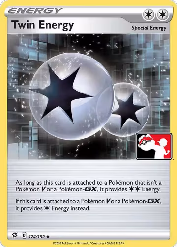 Twin Energy - 174/192 (174/192), Prize Pack Series Cards — Pokémon card price