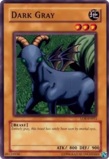 Dark Gray (LOB-EN011), Legend of Blue Eyes White Dragon (Worldwide English) — Yu-Gi-Oh! card price
